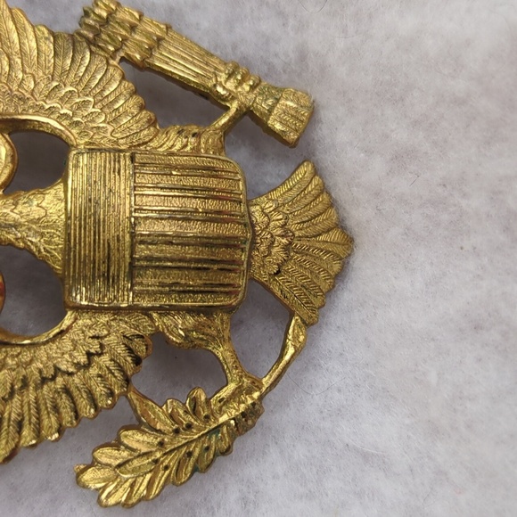 WW2 Military Hat Pin Eagle EPLURIBUS UNUM - Picture 3 of 9